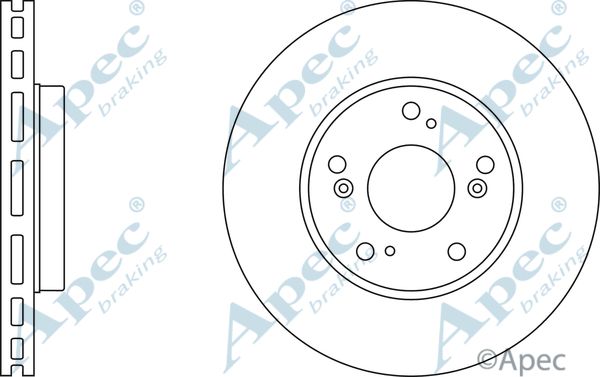 APEC BRAKING Jarrulevy DSK2394